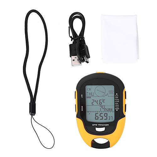 Multifunktionsbarometer Höhenmesser Thermometer GPS-Navigationsempfänger Hygrometer Handheld USB Wiederaufladbares Digitales Barometer