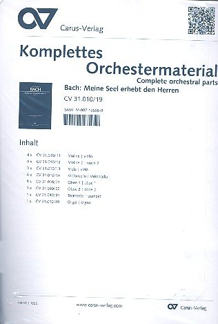 Meine Seel erhebt den Herren Kantate Nr.10 BWV10