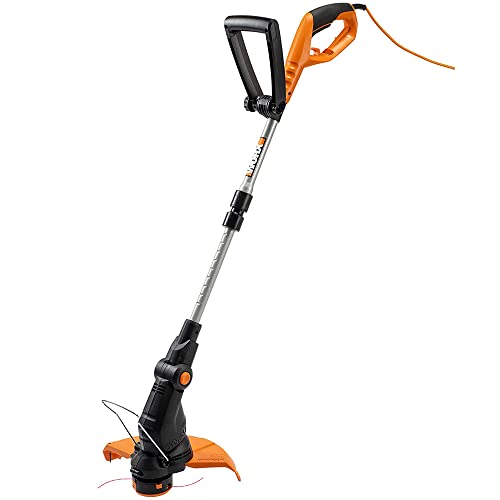 WORX WG119E Rasentrimmer 550W - Rasen Schneider mit 2-in-1 Funktion: Trimmen & Kantenschneiden - Inkl. Zusatzhandgriff, Schutzbügel & Sicherheitsschutz