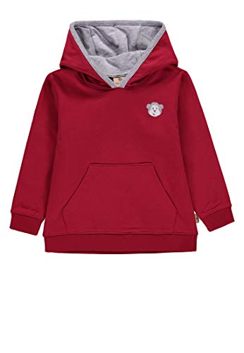 Bellybutton mother nature & me Jungen 1/1 Arm m. Kapuze Sweatshirt, Rot (Rio Red|Red 2170), 128