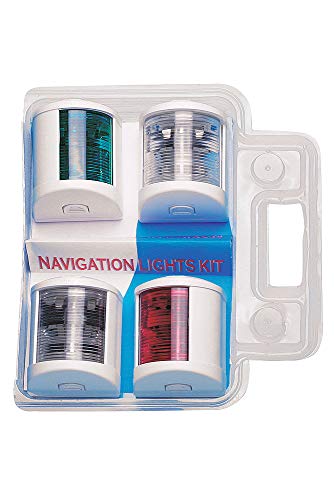 TREM Navigationslampen 4er Set, 12 Volt, Wasserdicht nach IPX6 Farbe weiß
