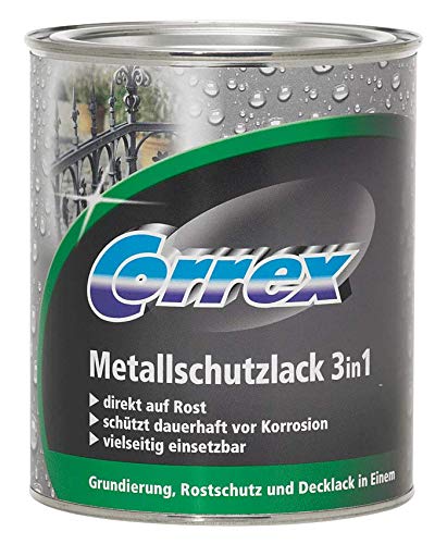 Correx Metallschutzlack 3in1, dunkelgrün, 750 ml