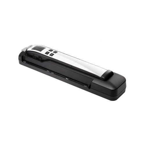 Avision - MiWand2 Pro tragbarer Scanner mit Dock (4,6 cm (1,8 Zoll) Farbdisplay, 4GB MicroSD Karte, USB 2.0) weiß