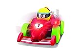 BBJunior 16-89021 Push & Glow Formula Fun Spielzeugauto mit Licht & Sound, rot