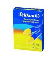 12 x Pelikan Wachs-Signierkreide 772/12 gelb VE=12 Stück