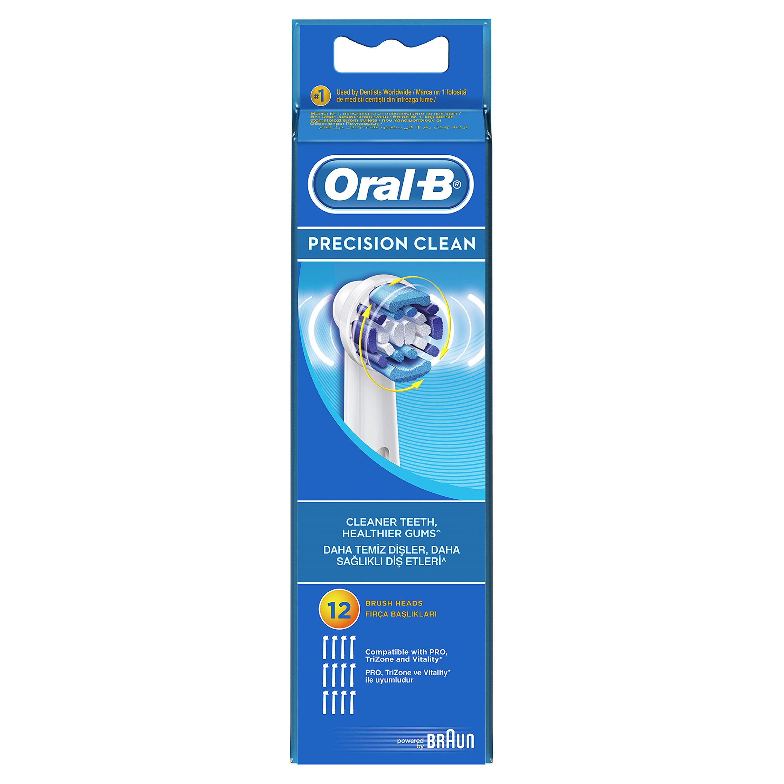 Oral-B – Aufsteckbürsten-Pack für aufladbare Zahnbürsten Pack of 12