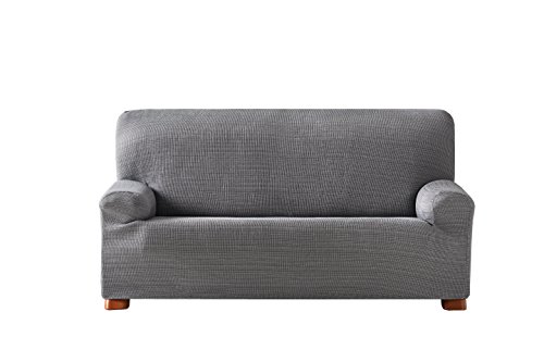 Eysa Aquiles elastisch Sofa überwurf 3 sitzer Farbe 06-grau, Polyester-Baumwolle, 37 x 29 x 9 cm
