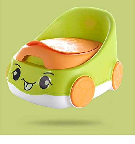 Baby-Töpfchen-Schüssel-Nettes Toilettensitz-Kind-Bettpfanne-Bewegliches Urinal-Bequemes Grün