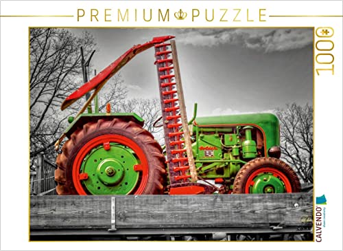CALVENDO Puzzle Oldtimer Traktor Holder 1000 Teile Lege-Größe 64 x 48 cm Foto-Puzzle Bild von Peter Roder