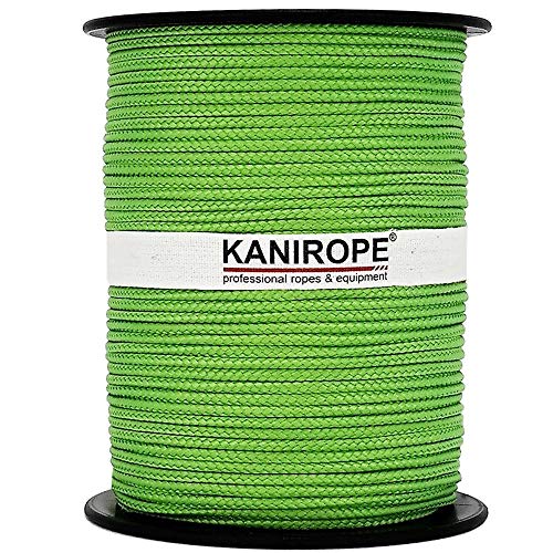 Kanirope® PP Seil Polypropylenseil MULTIBRAID 3mm 100m geflochten Farbe Kiwi (0599)