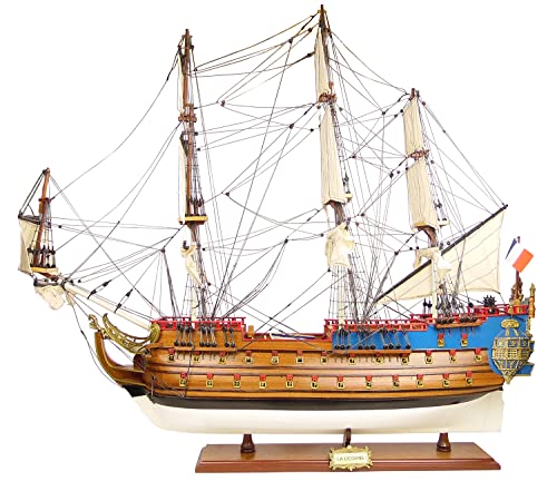 osters muschel-sammler-shop Schiffsmodell La Licorn e │ Modellschiff │Segelschiff │ Premium-Modell │90cm Länge - 85cm Höhe (La Licorne)