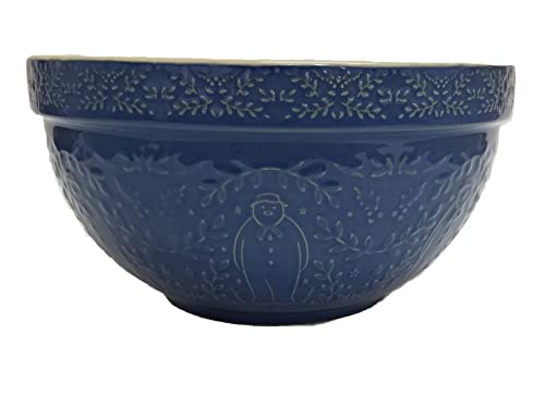 Eddingtons Snowman SGSM009 Keramik-Rührschüssel, Blau
