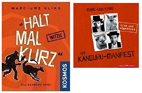 NN. Halt mal kurz & Das Känguru Manifest 4 CD's von Marc Uwe Kling
