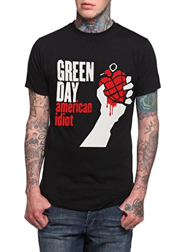 Green Day - American Idiot T-Shirt, schwarz, Grösse M