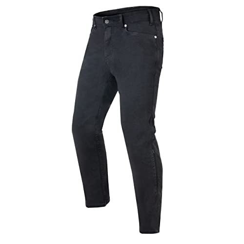 REBELHORN Classic III MotorradJeans für Männer Kevlar Dupont Einsätze SAS-TEC Knie und Hüftprotektoren Regular Fit