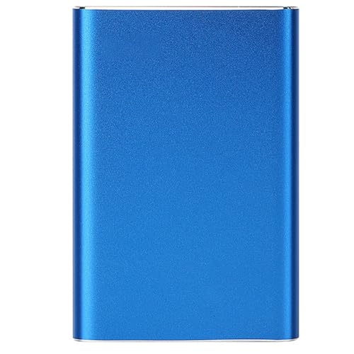 Epodmalx Externe mobile Festplatte, 6,3 cm (2,5 Zoll), USB 3.0, hohe Geschwindigkeit, tragbar, 640 GB, für Laptop, Desktop, Blau