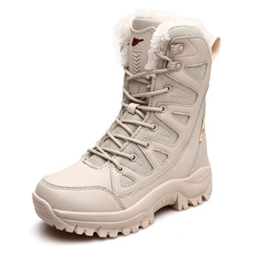 Unisex Schnüren Warme Wasserdichte Taktische Wanderstiefel Militärstiefel Kampf Wüste Stiefel High Top Wanderschuhe im Freien Herbst Winter für Männer und Frauen 208