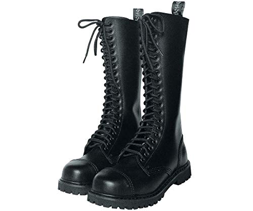 Knightsbridge Gothic Style Springerstiefel für Sie und Ihn (10 Loch/38/UK4)