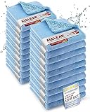 Alclear ® 20-er set ultra-microfasertuch 2-seiten allrounder blau 40x40cm 820203u