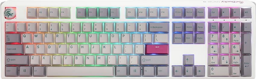 Ducky One 3 Mist Grey Gaming Tastatur, RGB LED - MX-Ergo-Clear (DKON2108ST-EDEPDMIWHHC1)