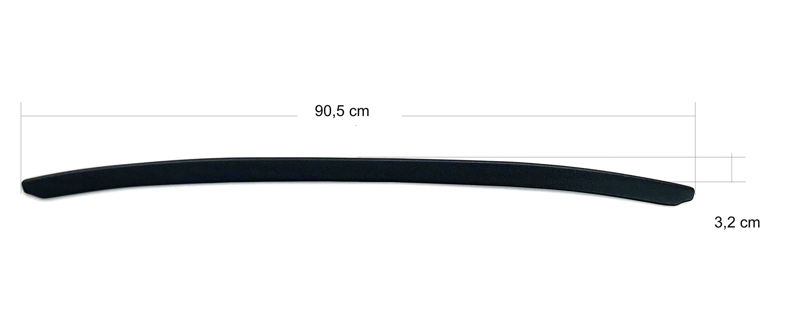 OmniPower® Ladekantenschutz schwarz passend für Hyundai Kona SUV Typ: 2018-