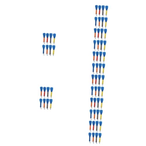 SHENGMIAOHE 72 Pcs Finger Rocketk Party Supplies Finger Spiel Pädagogisches Spielzeug Bumerang Raketenwerfer Für Kinder Luft Flugzeuge Für Kinder Mini Spielzeug Bazooka Strand Kind Perle Baumwolle/As