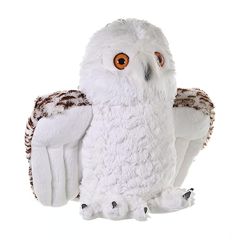 Wild Republic 10922 10957 Plüsch Schneeeule, Cuddlekins Kuscheltier, Plüschtier, 30cm