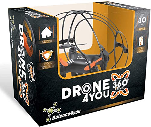 Science4you - Drone4you - Mini-Drohne für Kinder, Drohne mit Kamera und Fernbedienung, Indoor- ideale Kinderdrohne für Anfänger, Robotik für Kinder ab 12 Jahren, Geschenke für Kinder ab 10 Jahren.
