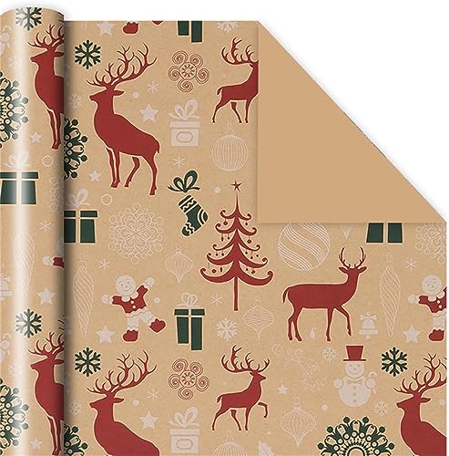 Geschenkpapier, Weihnachtspapier, 5 Stück Weihnachtsverpackungspapier for Hochzeit, Geburtstag, Urlaub, Bastelpapier, Dekor, Geschenke, Verpackungspapier (Color : G)