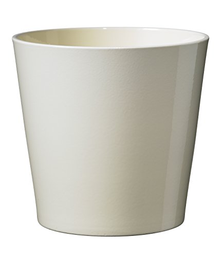 Soendgen Keramik Blumenübertopf, Dallas Style, vanilla, 21 x 21 x 21 cm, 0078/0021/1591