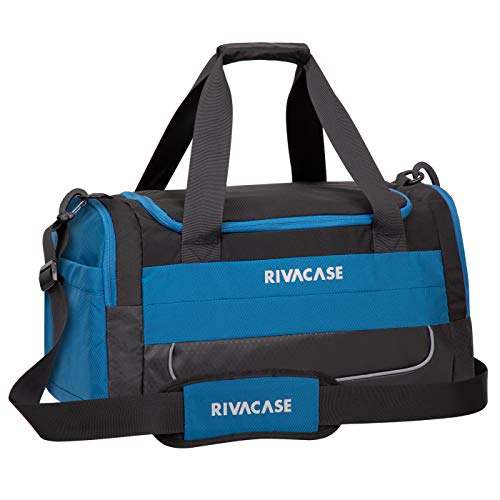 Rivacase 5235 Mercantour Sporttasche für Damen und Herren, geräumig, 30 l, Verstellbarer Riemen, wasserabweisend, sichere Taschen, rutschfest und Nicht reflektierend Reisetasche mit Seitentaschen