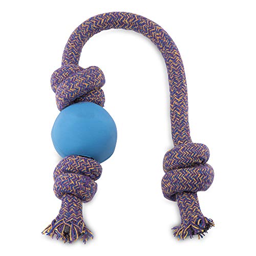 BecoThings Spielball mit Seil, 50 cm, blau