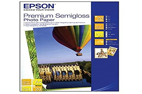 Epson C13S041332 Premium Semi Gloss Photo papier Inkjet 251g/m2 A4 20 Blatt Pack
