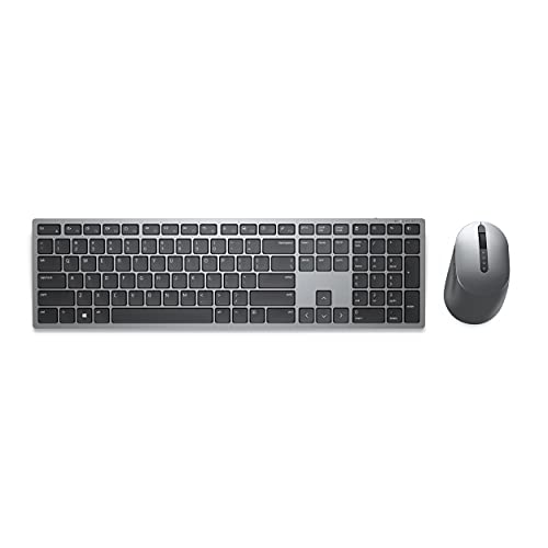 Dell KM7321W, Wireless, Premier, Tastatur und Maus Set, French (AZERTY), schwarz