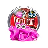 Intelligente Knete - Das Original! Monster Pinky mit Glubschaugen - Leuchtet im Dunkeln - Kinderknete und Therapieknete in einem - Besser als jeder Stressball! (Standard-Dose, 80g)