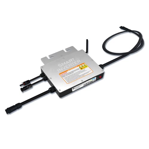 PMSUN 300W netzgekoppelter Mikro-Wechselrichter mit WIFI-Kommunikation wasserdicht MPPT stapelbar DC30-60V Solareingang AC220V reiner Sinusausgang für 30V 36V Photovoltaikmodule