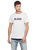 G-STAR RAW Herren Holorn T-Shirt, Weiß (white D08512-8415-110), M