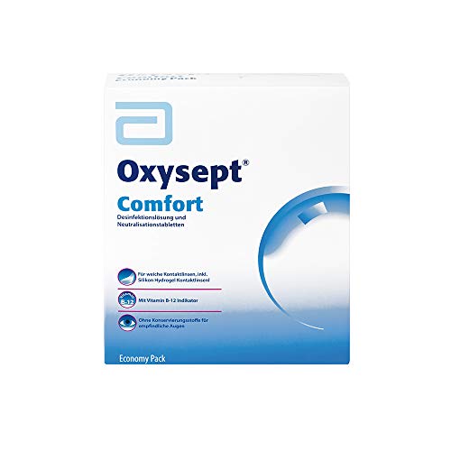 AMO Oxysept Comfort Peroxid-System Economy Pack, (2 x 300 ml)