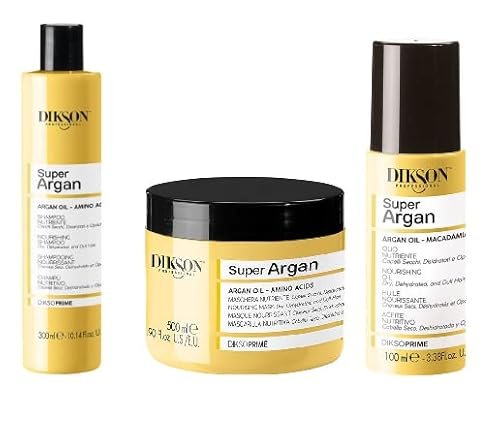 DIKSOPRIME Super Argan-Set für trockenes und rissiges Haar