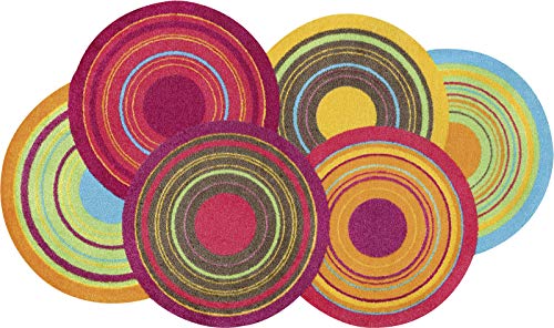 Teppich Cosmic Colours wash+dry by Kleen-Tex stufenförmig Höhe 9 mm gedruckt
