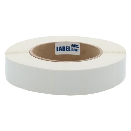 Labelident Kabelgrundplaketten 25 x 70 mm für Kabel-Ø 7,5 bis 16,5 mm1000 Prüfplaketten auf Rolle, Vinylfolie transparent