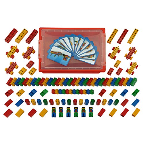 Theo Klein 0136 - Manetico Aufbewahrungs-Box, 104 Teile, Spielzeug