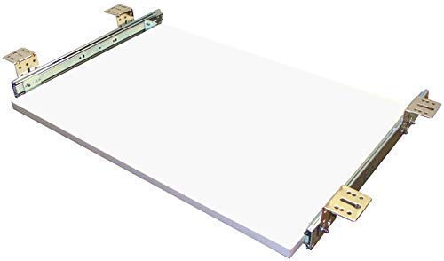 EisenRon Tastaturauszug Weiss 80x40 cm Nutzhöhe 57mm Schublade Auszug für Tastatur