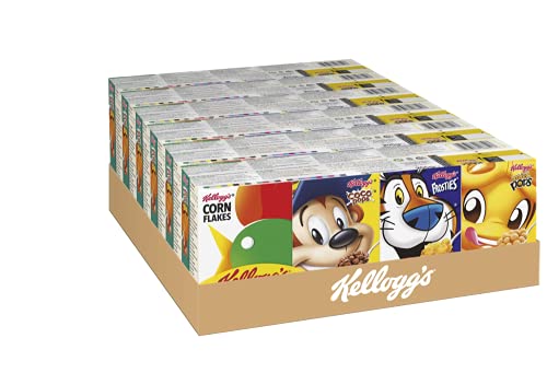 Kellogg's Variety Classic Cerealien | Mini Cornflakes Packungen | 6er Pack mit jeweils 8 Portionspackungen (6 x 205g)