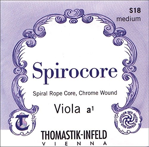 Thomastik Einzelsaite für Viola 4/4 Spirocore - G-Saite Spiralkern Chromstahl umsponnen, weich