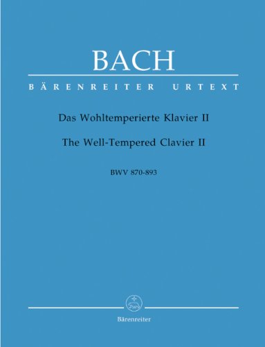Das Wohltemperierte Klavier II, BWV 870-893