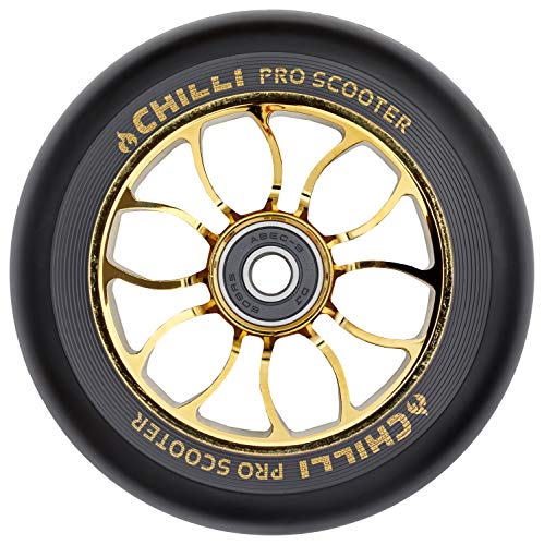 Chilli Pro Scooter Reaper Rollen 110mm Gold Crown, schwarz/Stuntscooter Ersatzrolle