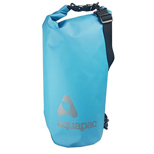 Aquapac Wasserdichter Trockenbeutel TrailProof Drybag 25l, Cyan blau, 50 x 24 x 3 cm, 25 Liter