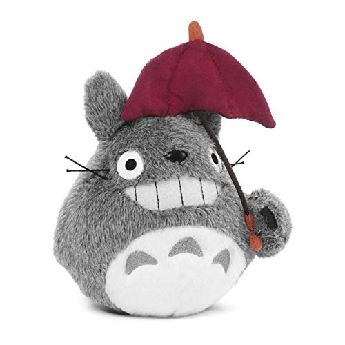 Semic Plüsch Totoro mit Regenschirm 15Cm, Kunststoff, Mehrfarbig