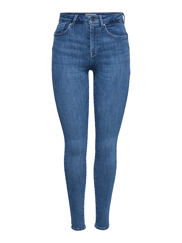 ONLY Damen Jeans 15169892 Light Blue Denim Xs-30